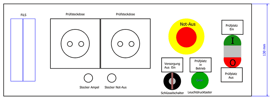 Technische Zeichnung der Baureihe PT 200.